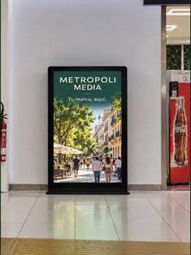 Mupi digital en la Estación Intermodal de Palma