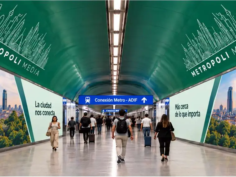 Túnel de conexión Metro / ADIF · Madrid
